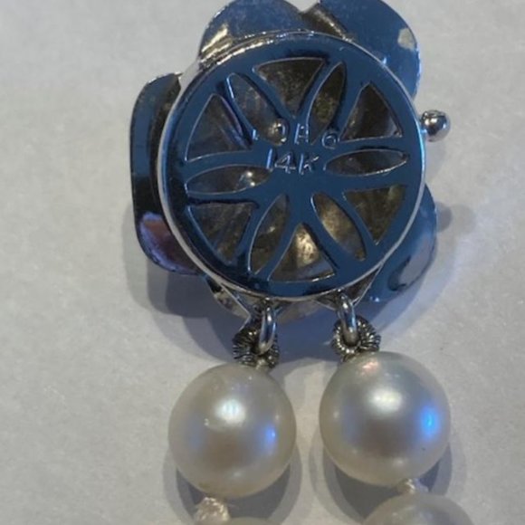 14K Double Strand Cultured Pearl Bracelet